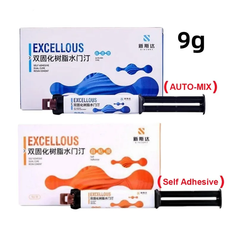 

Dental Materials Double Curing Post Core Resin Cement Self Mixing Double Curing Resin Cement Self Adhesive Materials 9g/tube