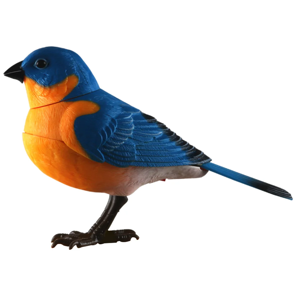 

Игрушечная птица в форме птицы, украшение, имитация электрической имитации птицы, статуя пения птицы, игрушка