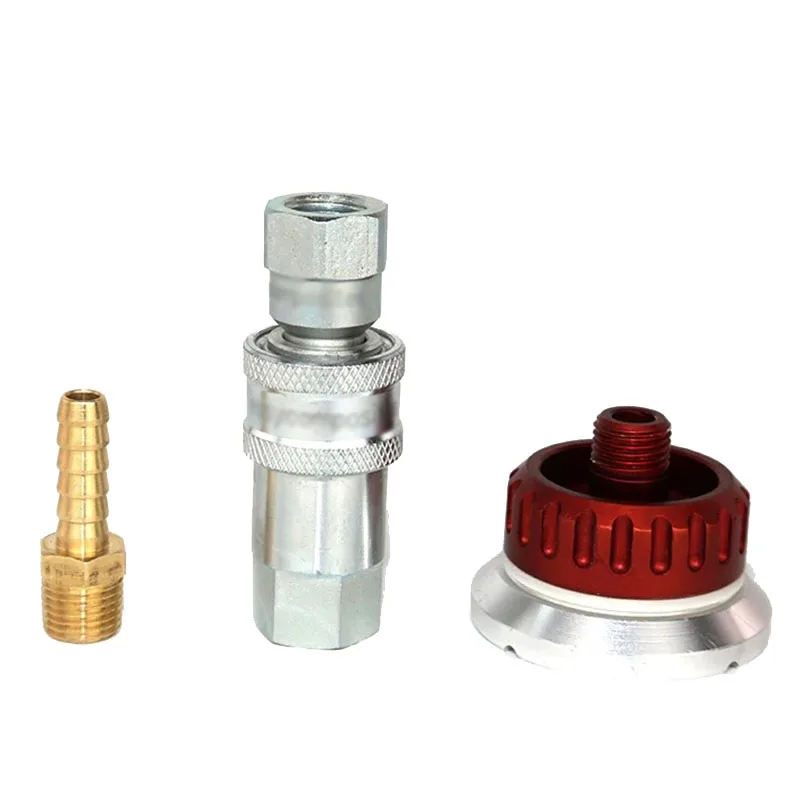 Reusable Self-Sealing Metal Vacuum Valve Nozzle Vacuum Bag Connector For Prepreg Vacuum Process Carbon Fiber Resin Infusion