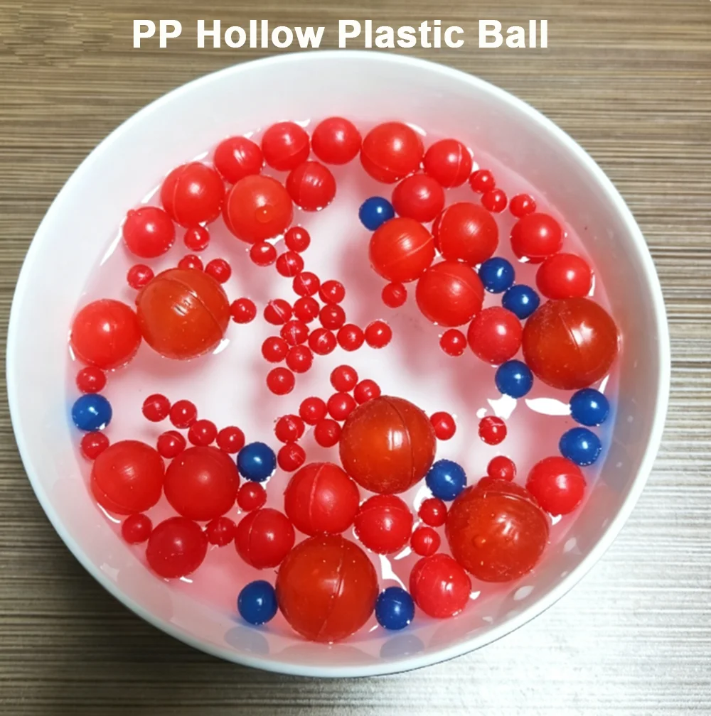  Red Polypropylene PP Hollow Plastic Ball Dia 5/6/6.5/8/10/12/15/20/50mm Precision Sphere Floating Liquid Level Indicator Ball