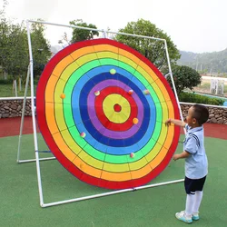 Outdoor game dart game set round cloth target outdoor throwing ball sticky ball target toy 20 balls parent-childinteractive game