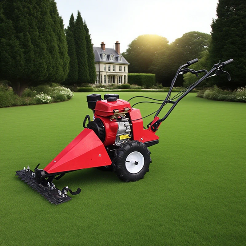

Portable Lawn mower Multifunctional Self-propelled Lawnmower Four-stroke Lawn mower Hand Push Lawn mower Garden Wasteland Lawn