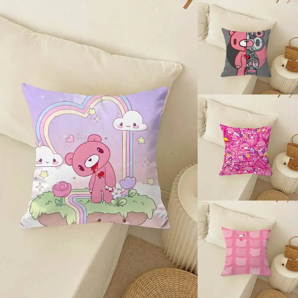 Kwaii G-gloomy BearS аниме наволочка плюшевая хлопковая удобная для дивана-кровати шелковистая элегантная невидимая молния на заказ декоративная cushi