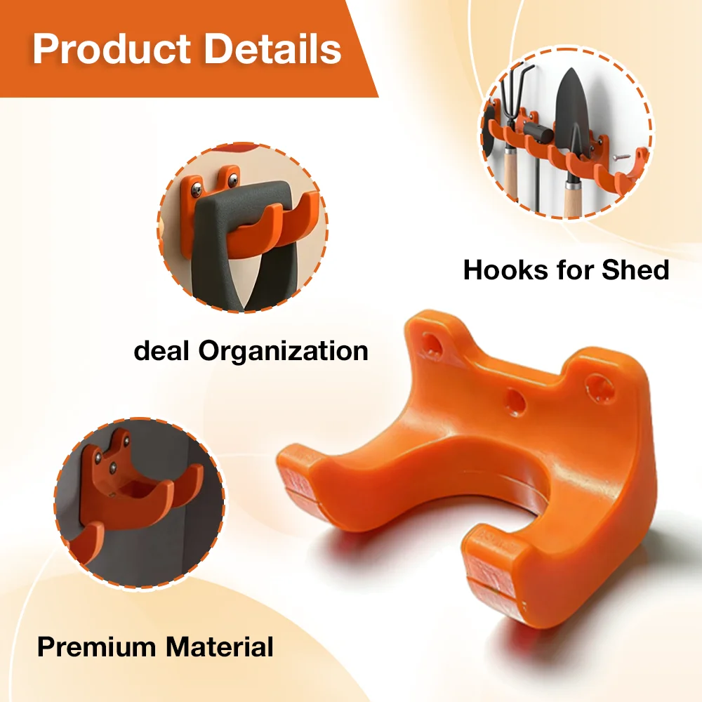 5/10Pcs Gardening Tool Hanger, - Furniture Hardware Fixing Screws ulasan dan harga