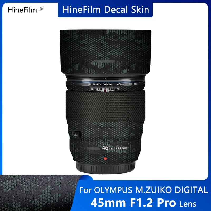 olympus 45 F1.2 Pro Lens Sticker 45-1.2 Lens Decal Skin for Olympus M.ZUIKO DIGITAL 45mm f/1.2 Pro Lens Premium Wraps Cases