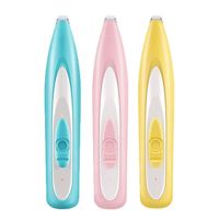 Cordless Pet Foot Trimmer LED Display Portable Cat Paw Shaver Waterproof with Brush Pet Electric Push Clippers Pet Grooming Kit