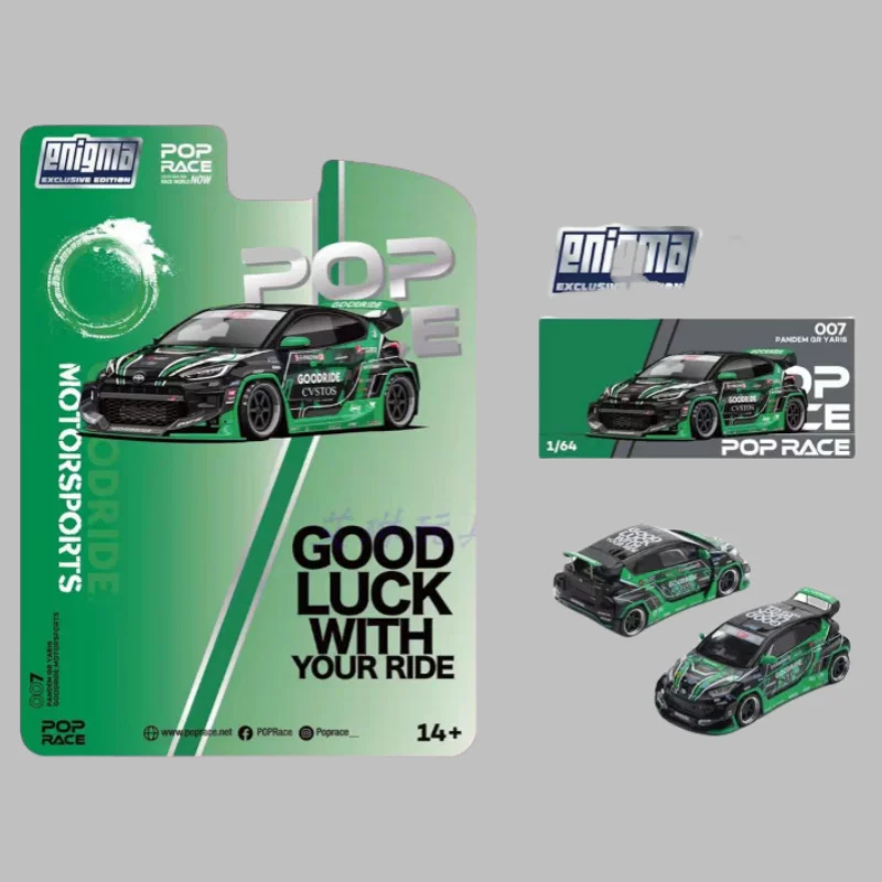 1:64 # 007 Yaris Pandem Miniatur-Automodell aus Druckgusslegierung, Sammlerstück für Erwachsene, original auf Lager