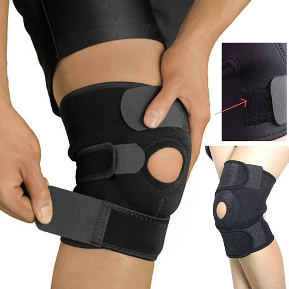 

1pc Knee Pads Knee Brace Guard Knee Support Patella Pain Protector Breathable Adjustable Leg Pain Relief