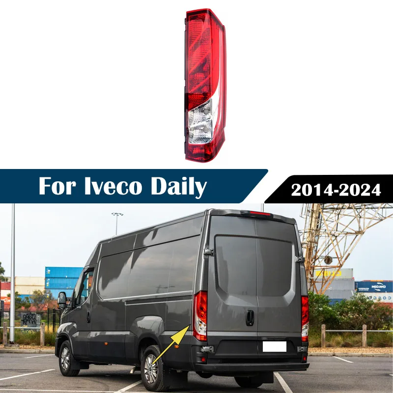 

Для Iveco Daily 2014-2024 автомобильный задний фонарь в сборе, задние фонари, задний фонарь, стоп-сигнал, сигнальная лампа без лампы, автомобильные аксессуары