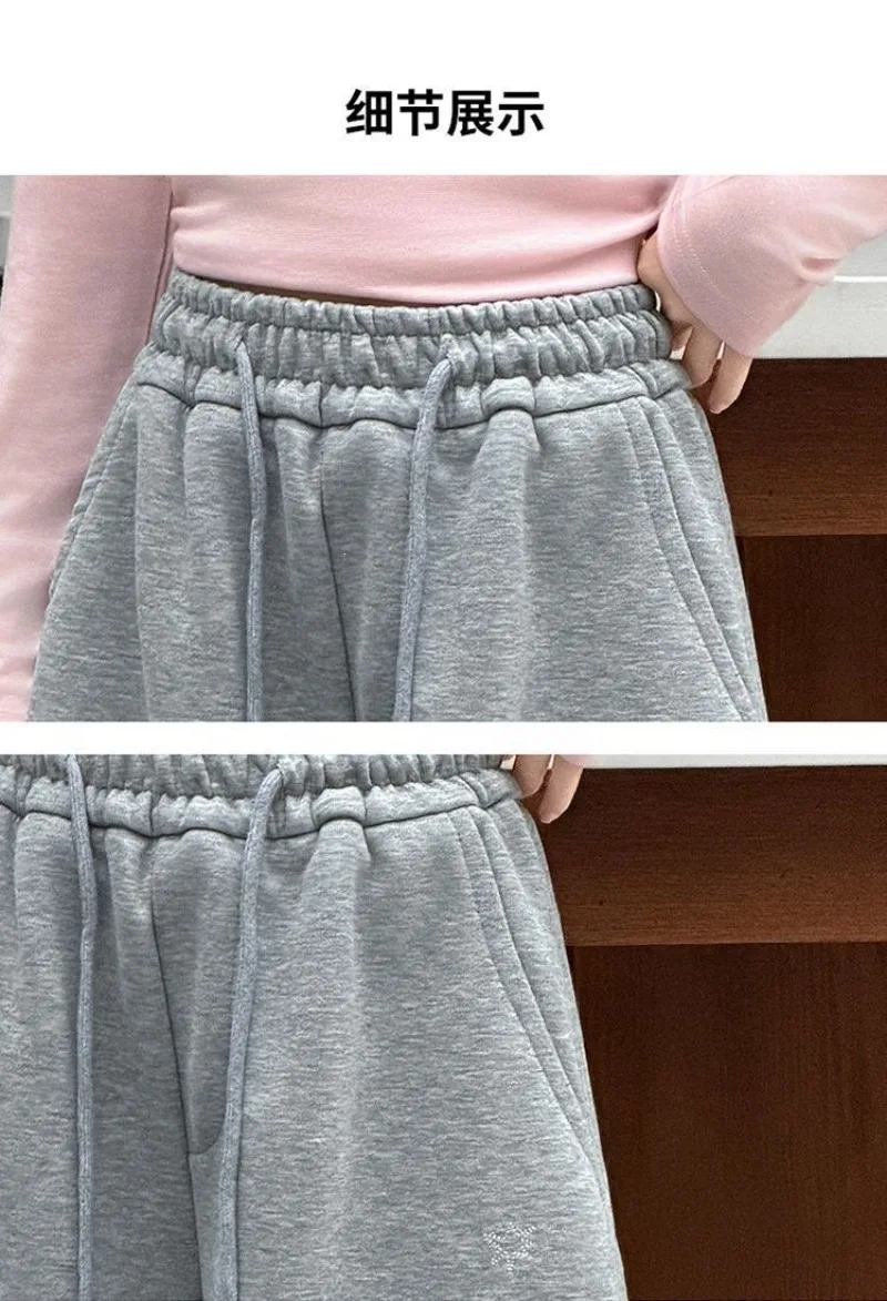 Kinder Mädchen Herbst Jogginghose UNITIM Teenager Mädchen Sternenmuster Lässige Sporthose Locker Sitzend mit Elastischem Bund 4-14 Jahre Junior Mädchen Hosen – Detail 23
