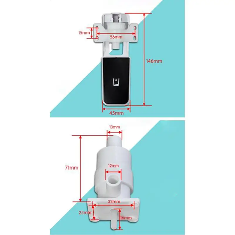 Compact Faucet Replacement Parts Water Valve Dispenser Faucet Nozzle Switch Easy Installation Push-Type Switch Universal