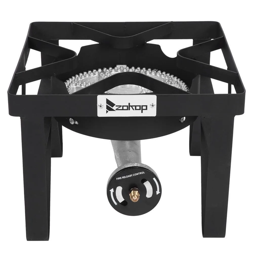 

200 000 БТЕ газовый пропановый прибор для приготовления пищи с одной горелкой, газовая плита для кемпинга, стойка для барбекю