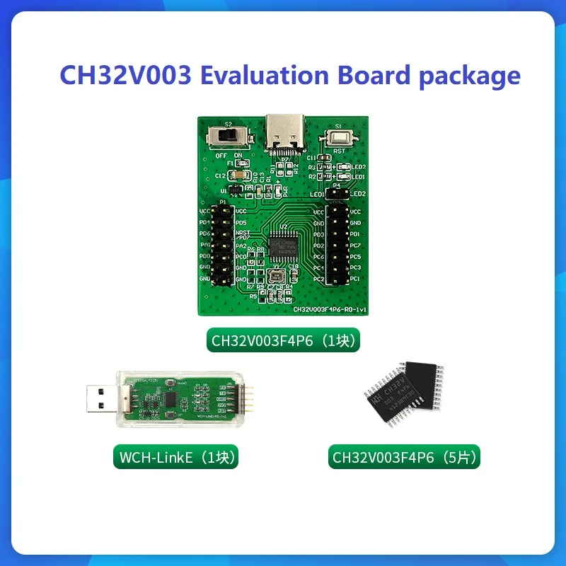 Ch32v003 Development Board Kit ch32v003/ch32v203 Evaluierung karte wch qingke risc Lernkit – Detail 20