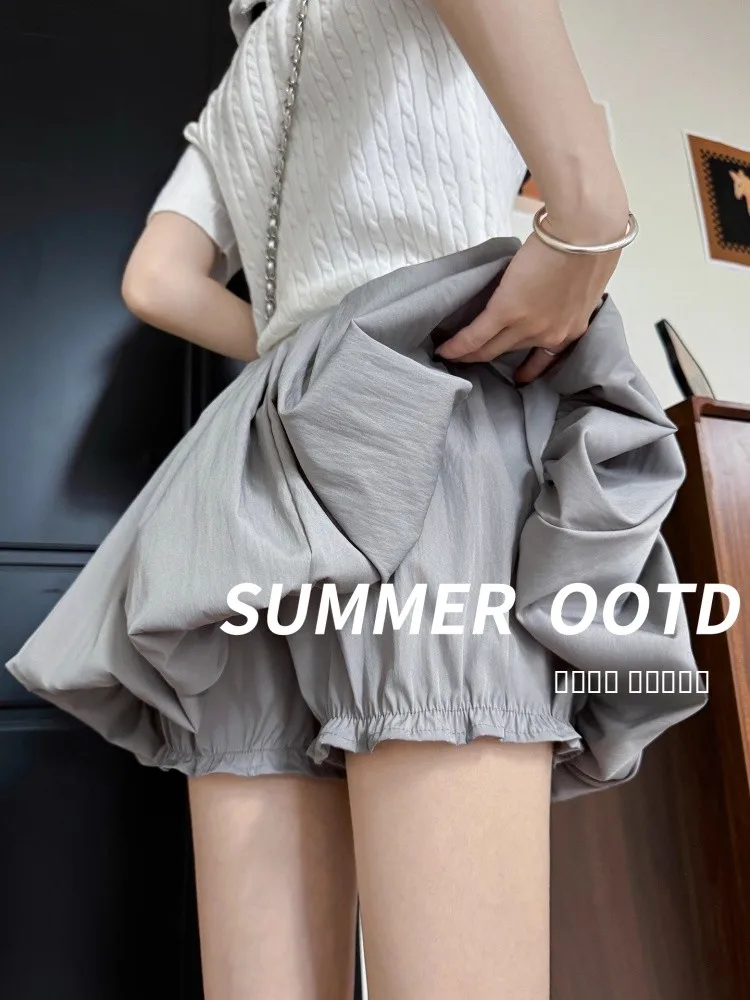 

Юбка-трапеция с цветочным принтом для женщин, новая весенняя коллекция, укороченная, для миниатюрных девушек, с эффектом похудения