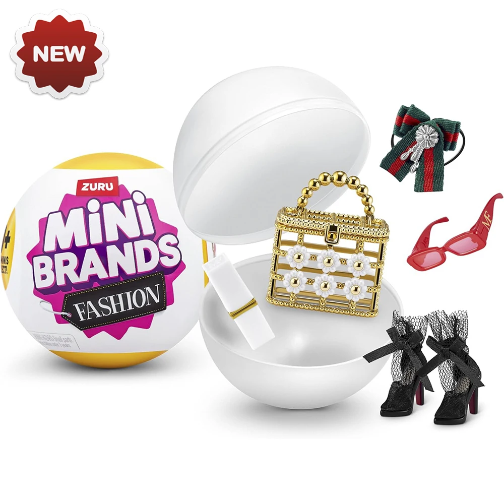 Mini Brands Fashion Series 3 Blind Box Fashion Brands Collectible Toy Mystery Box Gift for Girls