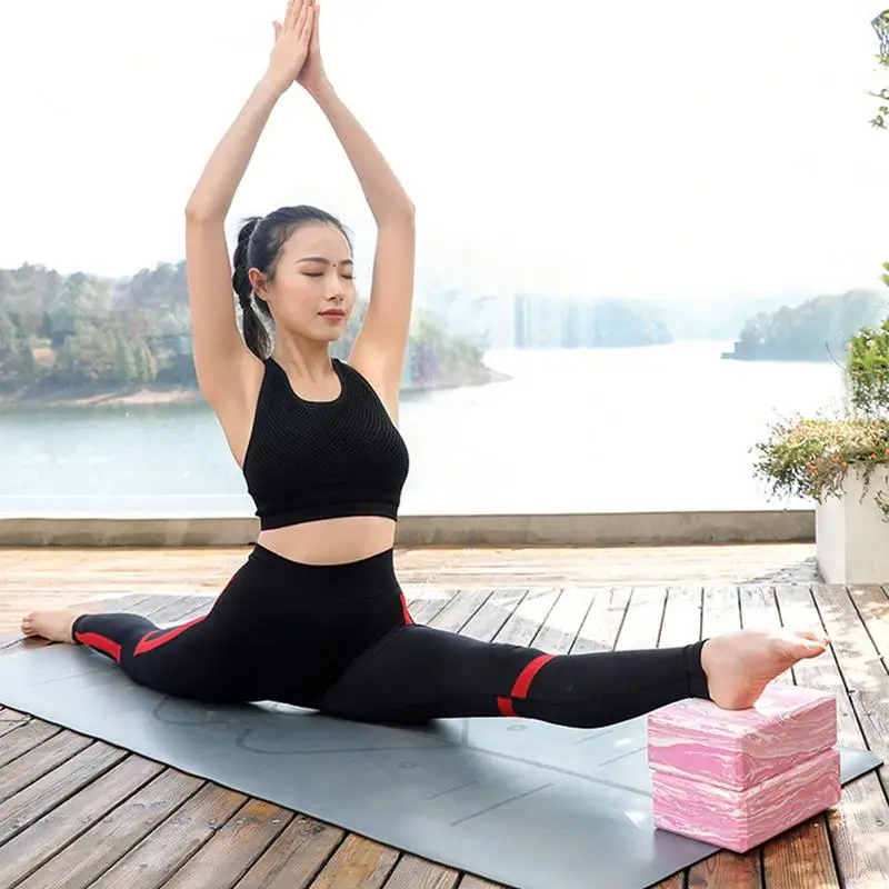 

Pilates Brick EVA Yoga Support Blocks Comfortable Touch Non Slip Support Accessories For Stability Balance Support Deepen