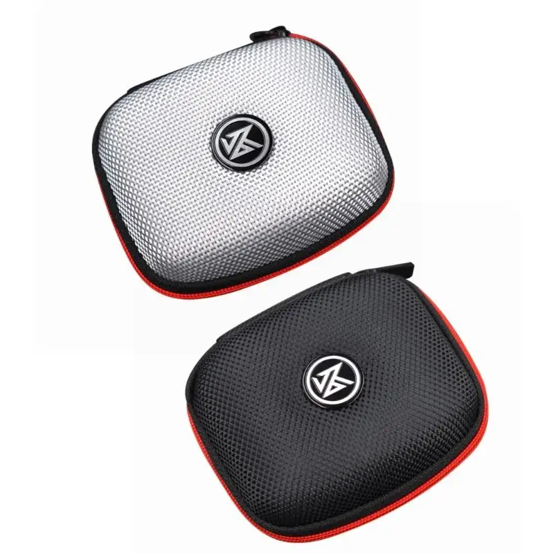 Square Earphone Storage Box Convenient Earbuds Case Protective Cover Shells Skin with Zipper Design Bag