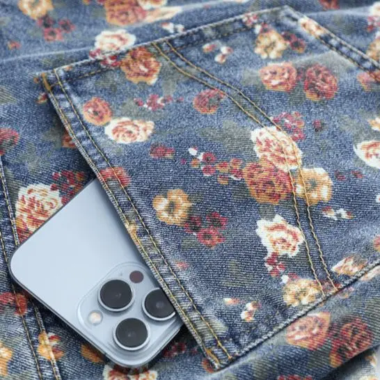 Women's Vintage Floral Long Sleeve Crop Denim Jacket Summer Autumn Streetwear Holiday Loose Denim Outwear Lady Sweet Jacket Top