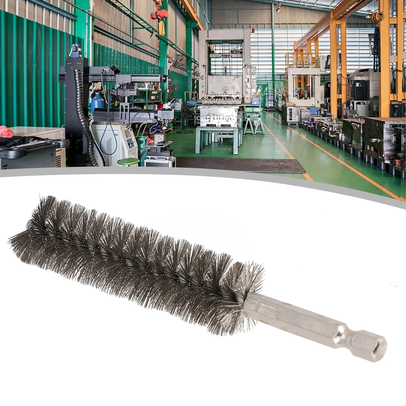 9-25mm Wire Tube Machinery Cleaning Brush Stainless Steel Polishing Remove Paint/rust Cleaner For Car Manufacture Processe