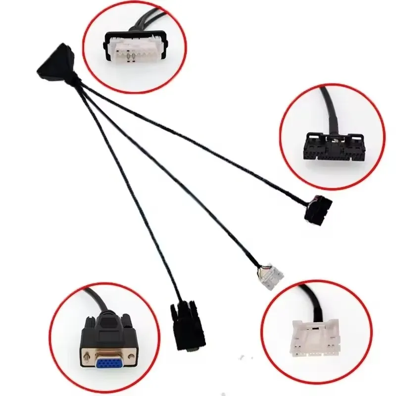 2 in 1 Directly Programming Cable 4A And 8A Cable for Toyo-ta 4A 8A Remote Programming Work For Autel GBox X300 DP PAD2 Cable