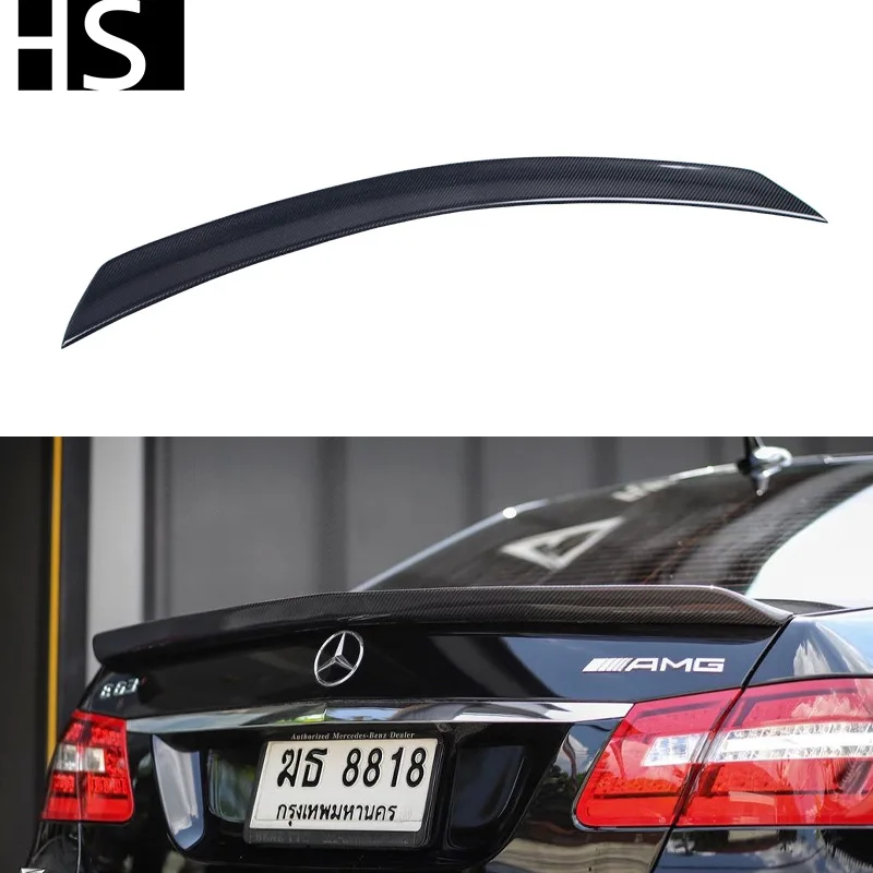 

Suitable for 10-16 years Mercedes-Benz E-Class W212 modified V carbon fiber rear spoiler