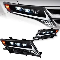 Car Styling Head Lamp for Toyota Harrier Venza Headlights 2009-2013  LED Headlight DRL Projector Lens Automotive Accessories