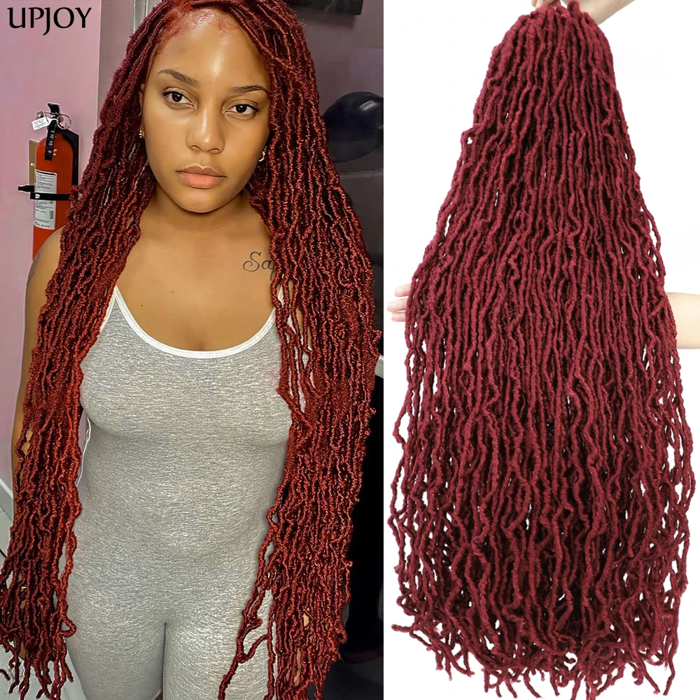 36 inch Boho Soft Faux Locs Crochet Braids Hair 18 24 inch Soft Locks Braiding Hair Goddess Locs Crochet Braids Hair Extensions