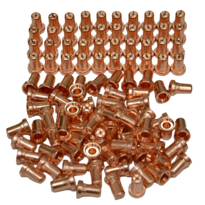 100Pcs Extended Tips 18866L Plasma Nozzles for LG 40 Pt-31 Cutter Welding Supplies