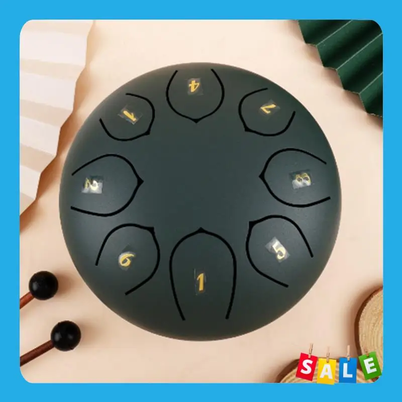 

BABP Tongue Drum, Rain Chime Drum, Waterproof Steel Tongue Drum Rain Chime Outside Musical 6 Inch 8 Notes For Music Therapy
