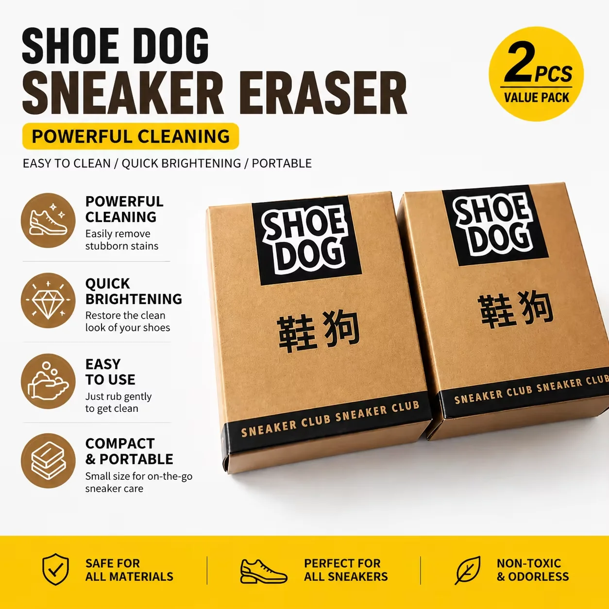 2Pcs Suede Shoe Eraser Rubber Block Sheepskin Matte Nubuck Leather Stain Remover Shoe Care Cleaner for Matt Finish Footwear
