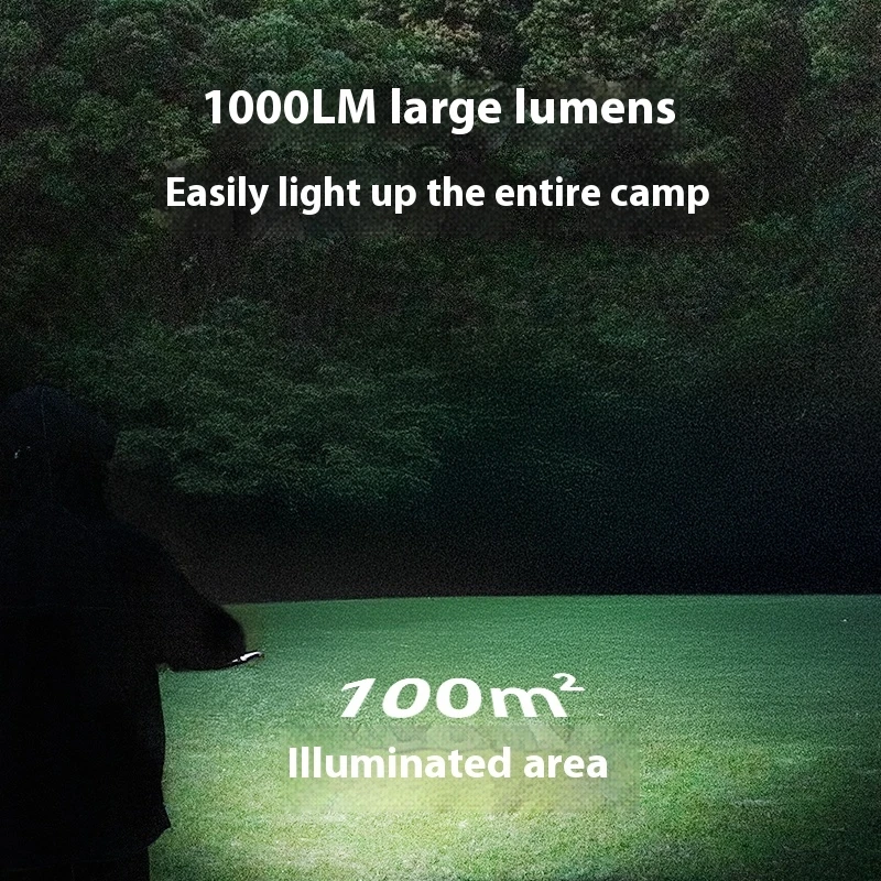 

Naturehike BLACKDOG Multi Functional Campsite Light 1000Lm Large Lumen 4000mah Ultra Long Range With Built In Large Magnetic Mag