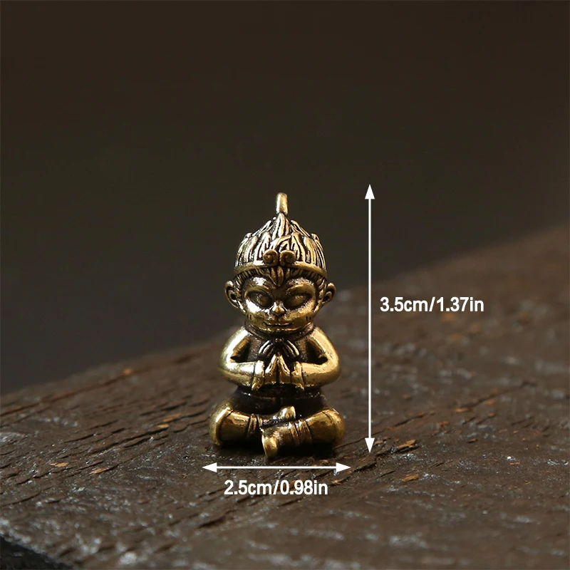 Black Myth Wukong Game Peripheral Keychain Brass Copper Coin Car Pendant Stereoscopic School Bag Luggage Car Pendant Decoration