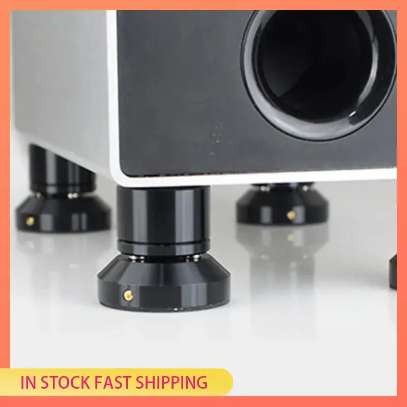 

AA05 8X изолирующая подставка для динамика, регулируемый лоток из свинцового сплава, шариковая ножка, подставка для динамика, изолирующие ножки, шип, черный