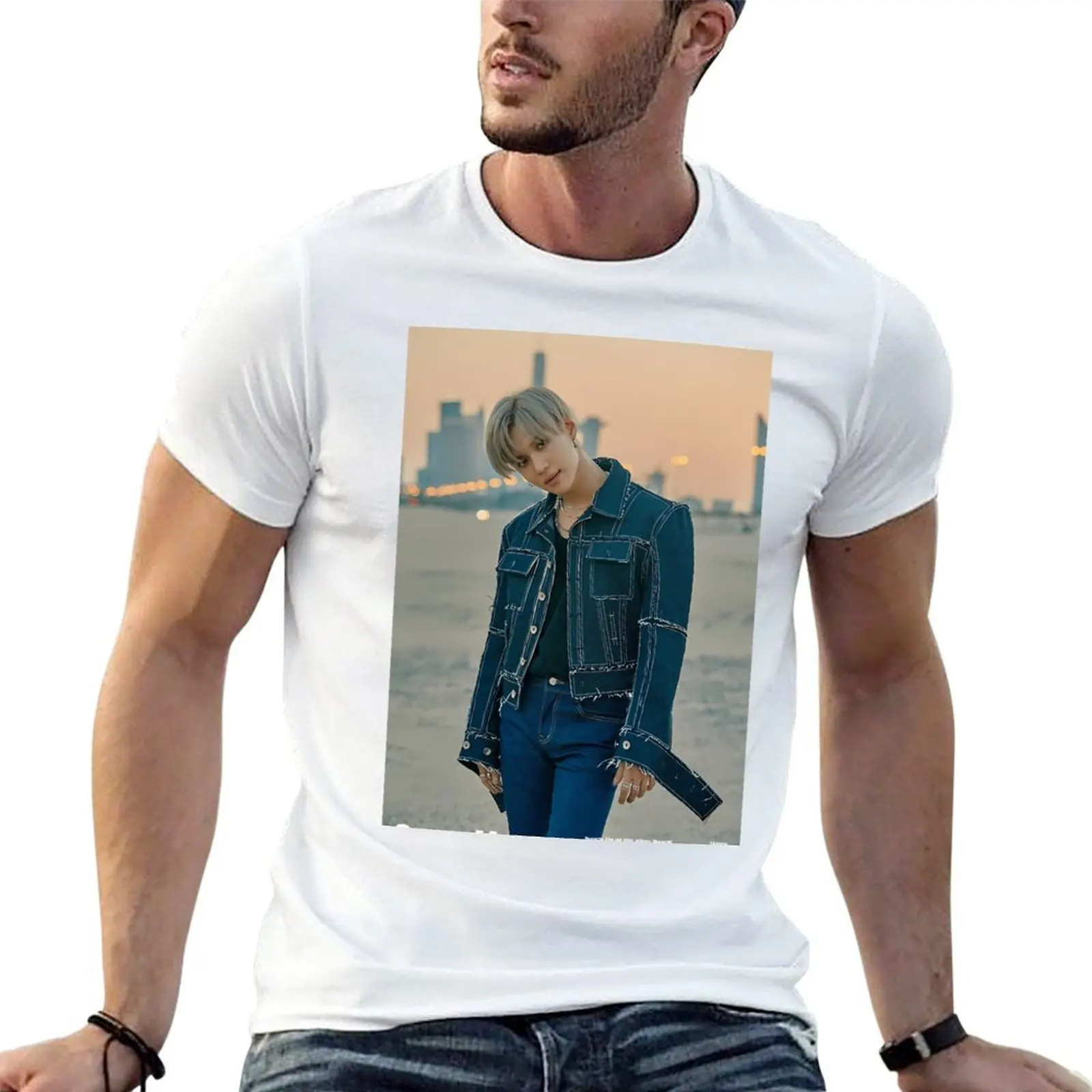 

SUPERM JOPPING TAEMIN T-Shirt t shirt man cotton t shirts cotton 100% T-Shirt