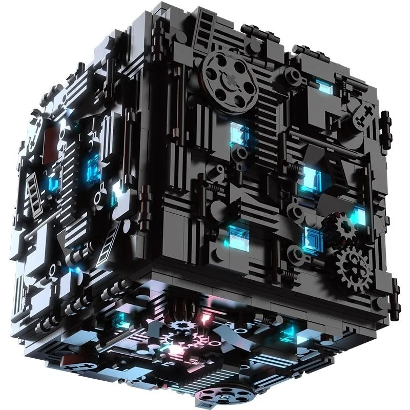 Mechanical Decryption Puzzle Box LuBan Lock Assembly Blocks Toy Brain Teaser Stress Relief Desktop Decor Gift for Adults & Kids