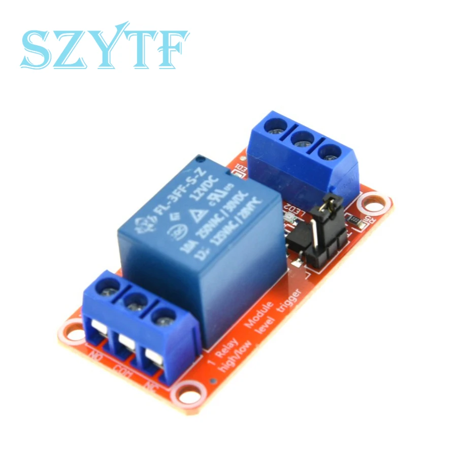 1 Channel 5V / 12V Relay Module Board Shield With Optocoupler Support High And Low Level Trigger For Arduino