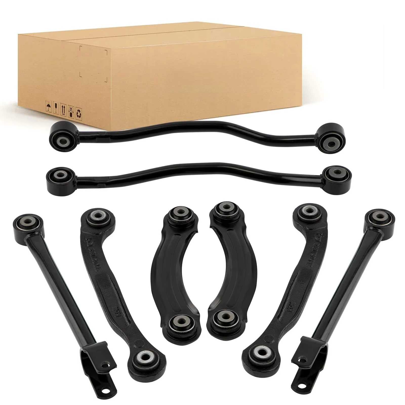 

Exclusive Production of 8-piece Rubber Rear Upper Lateral Control Arm Kit Strut ForDodge Challenger