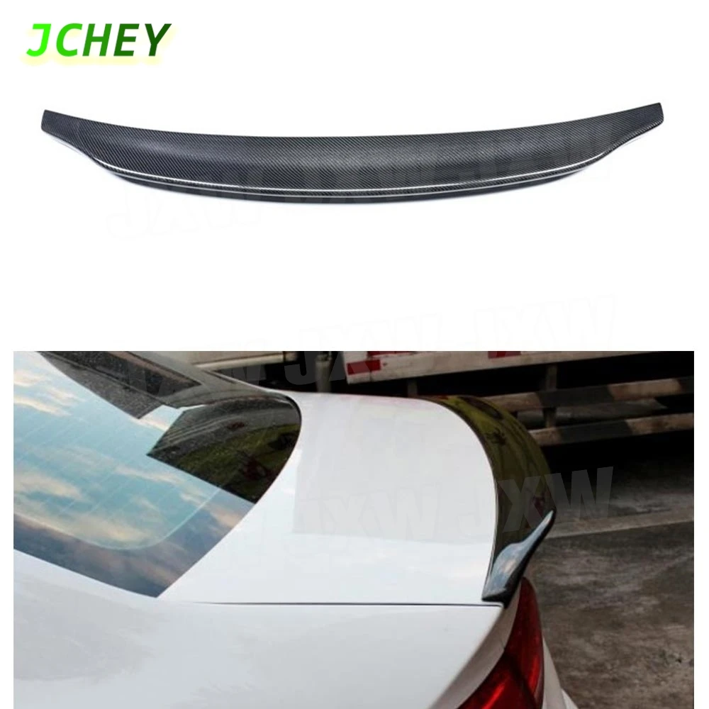 

JCHEY For A4 Carbon Fiber Rear Spoiler Boot Duck Wings for Audi A4 B8 B8.5 B9 Sedan 2009 - 2018 Car Rear Trunk Spoiler Wings