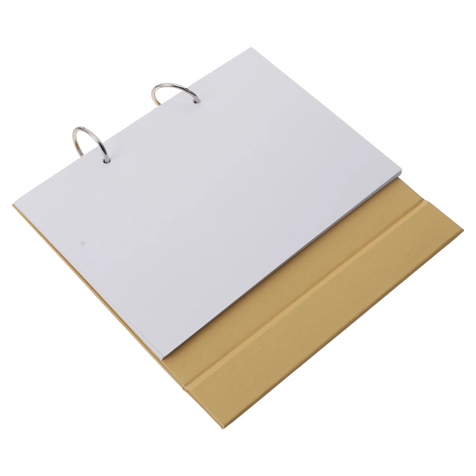 1 ensemble de calendrier de bureau à faire soi-même, fabrication de livres vierges à feuilles mobiles, papier Kraft épais en carton peint à la main, Album de calendrier artistique pour Scrapbook