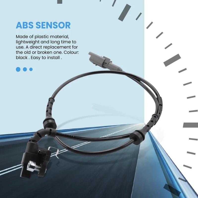 Rear ABS Wheel Speed Sensor For PEUGEOT 307 308 CITROEN C4 DS4 9674195780 4545K8 4545J7 9665021280