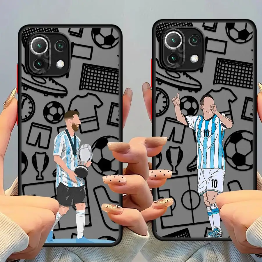 Чехол Football Sports Man для Xiaomi Mi 11 Lite 12T 11T Pro 11T 12X, мягкий чехол