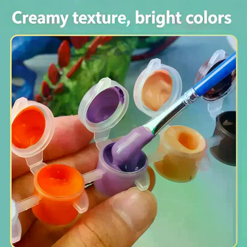1 Set Children's Educational Handmade Painting Colorful Dinosaur Toys DIY Painted Graffiti Dinosaur White Embryo Animals Model