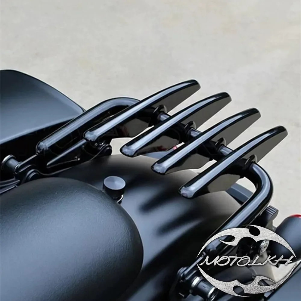 Motorcycle Detachable Stealth Mounting Luggage Rack For Harley Touring Street Electra Glide Road King FLHT FLHX 2009-2023