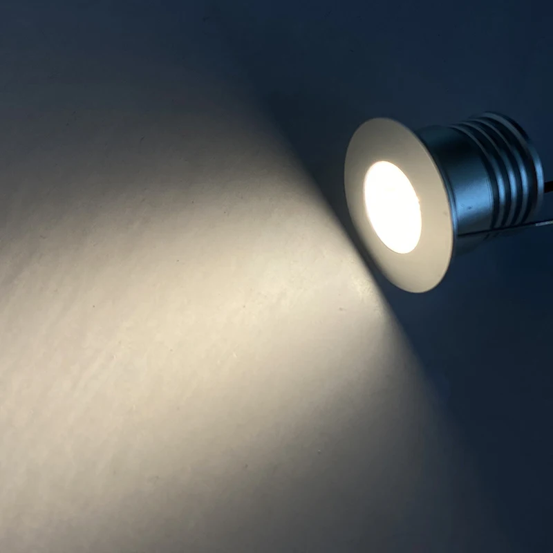 Foco Led regulable para empotrar en el techo, luz de 3W, 4/6/8/10 piezas, para decoración de interiores, vitrina, baño, Sauna, IP65, cc 12V