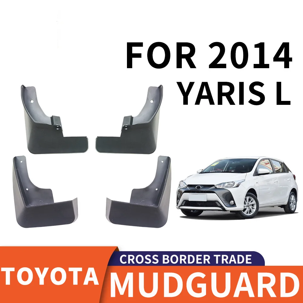 

For 2014-2020 TOYOTA YARIS L mudguard Mudflaps Front Rear Flares Splash Guards Cover Car Accessoie