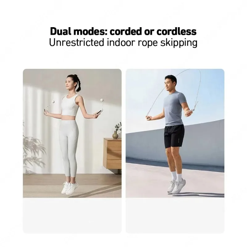 Xiaomi Mijia Smart Rope Skipping 2 Precise Counting Digital Display Screen Bluetooth 5.1 Data Analysis Work For Mihome App New