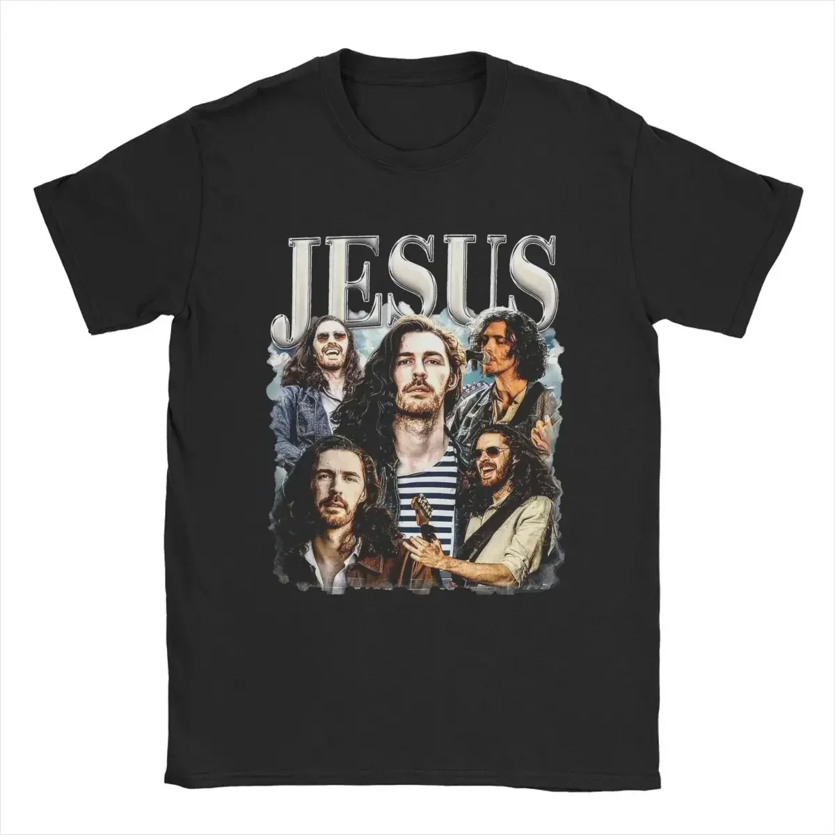 Men T-Shirts Hozier Jesus Fashion 100% Cotton Tee Shirt Short Sleeve T Shirts Round Neck Clothing Gift Idea