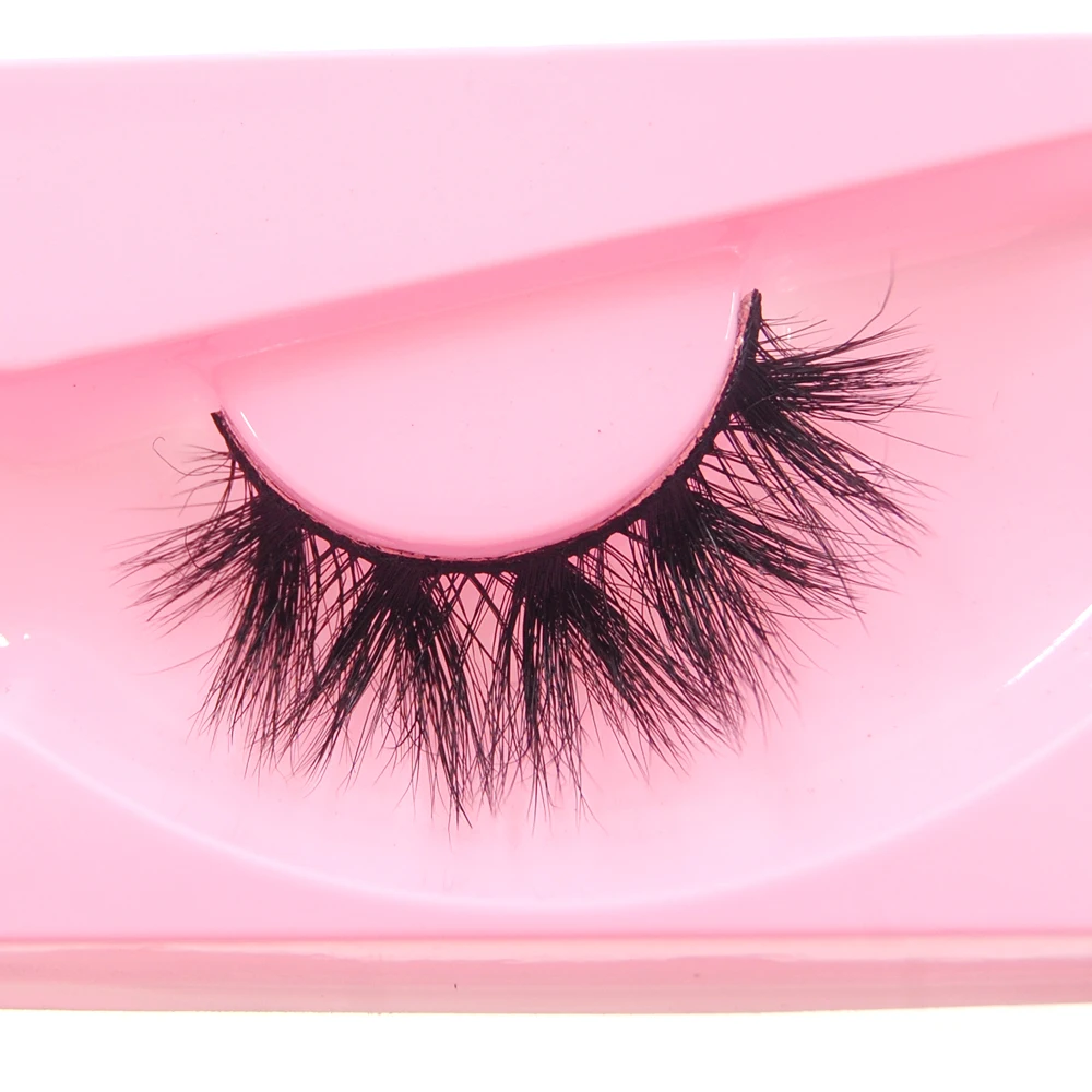 Hot Selling 3D Short Lashes Fake Mink 8-1mm Fluffy Eyelashes 100% Natural Soft False Eyelashes Makeup Beauty Tools