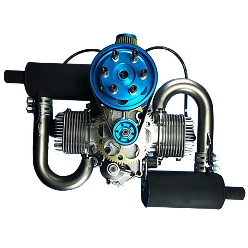 Parachute  engine two-cylinder two-stroke natural air cooling, electric start 200CC displacement aircraft