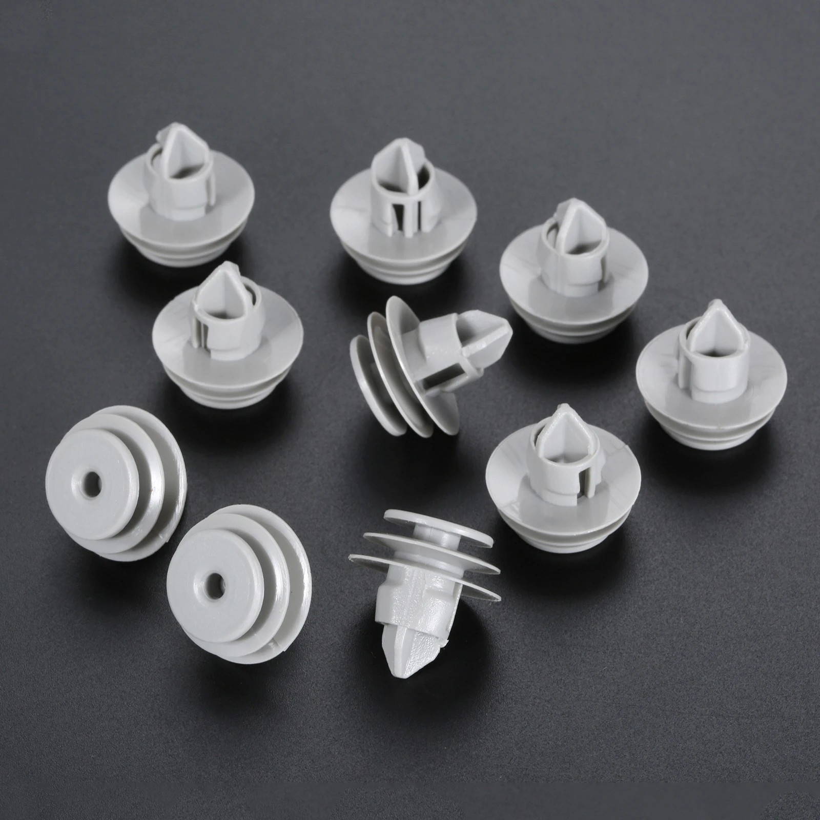 25Pcs Door Panel Trim Clips Grey Plastic Interior Clip 91560-slj
